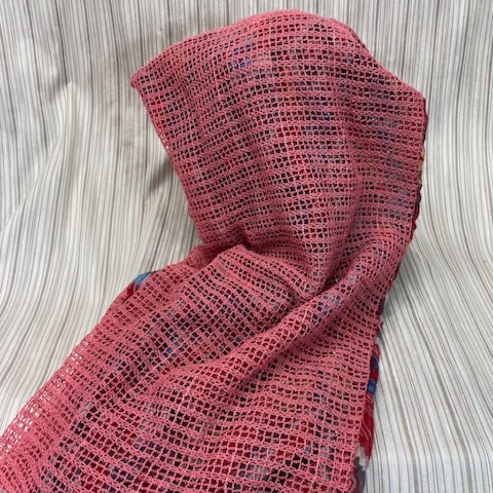 Infinity Pink/Red Scarf - Picture 5 of 7